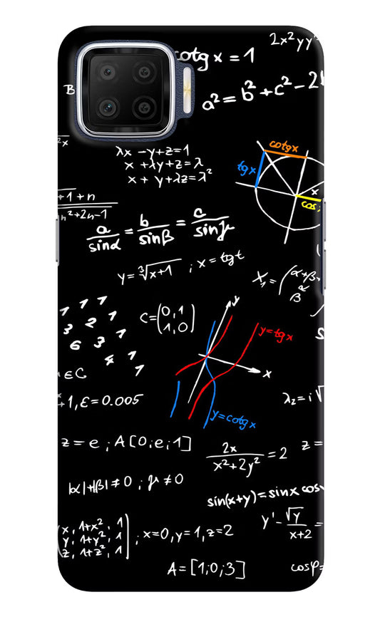 Mathematics Formula Oppo F17 Hard Case Back Cover by Casekaro