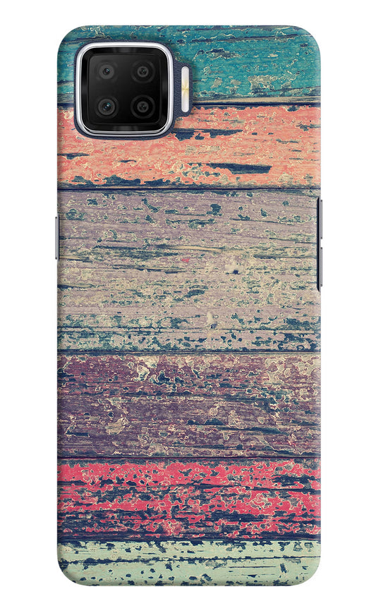 Colourful Wall Oppo F17 Hard Case Back Cover by Casekaro