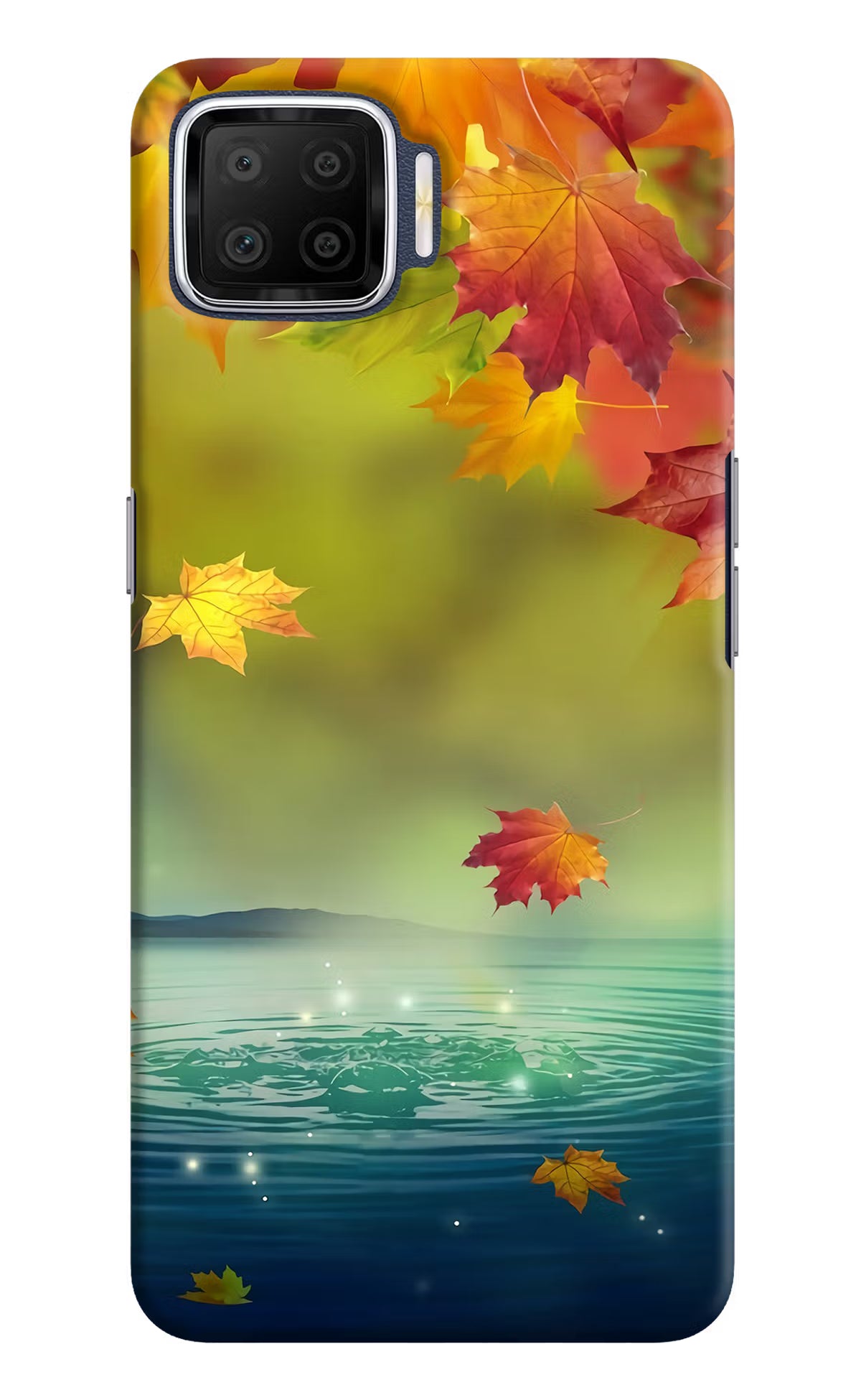 Flowers Oppo F17 Hard Case Back Cover by Casekaro