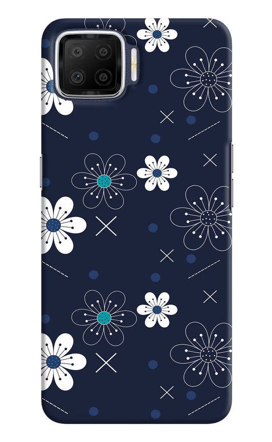 Flowers Oppo F17 Hard Case Back Cover by Casekaro