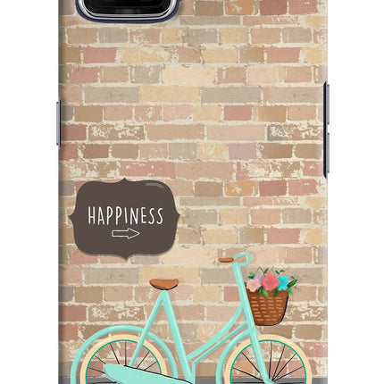 Happiness Artwork Oppo F17 Hard Case Back Cover by Casekaro