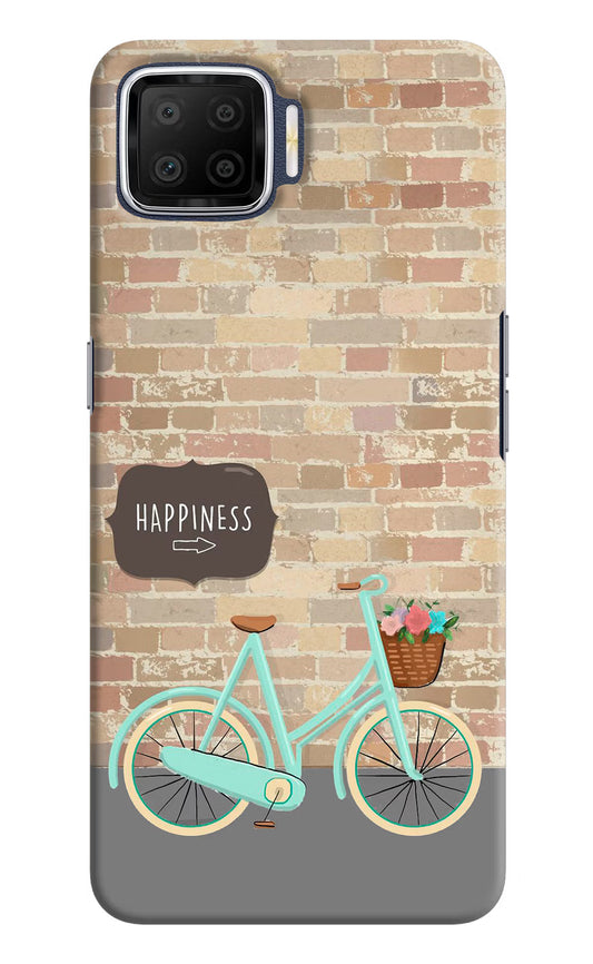 Happiness Artwork Oppo F17 Hard Case Back Cover by Casekaro