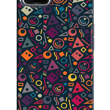 Geometric Abstract Oppo F17 Hard Case Back Cover by Casekaro
