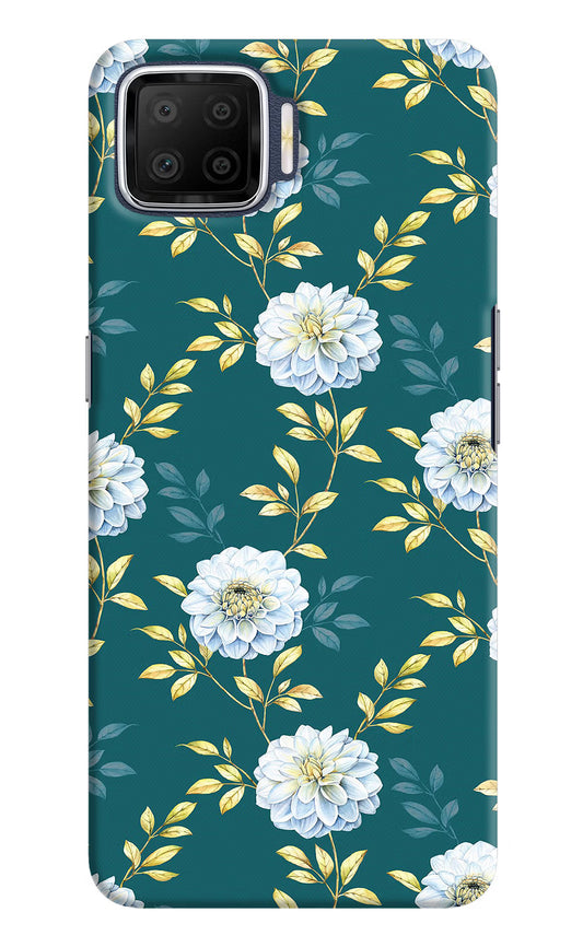 Flowers Oppo F17 Hard Case Back Cover by Casekaro