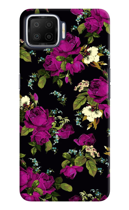Flowers Oppo F17 Hard Case Back Cover by Casekaro