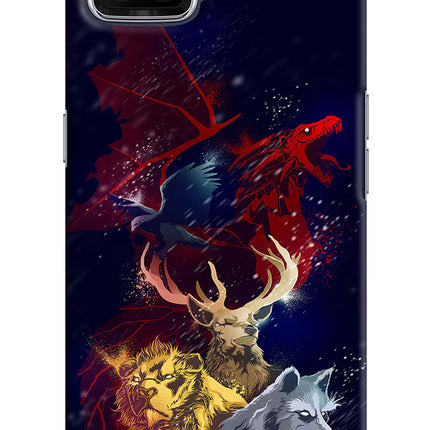 Game Of Thrones Oppo F17 Hard Case Back Cover by Casekaro