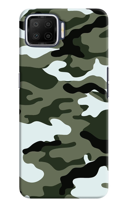Camouflage Oppo F17 Hard Case Back Cover by Casekaro