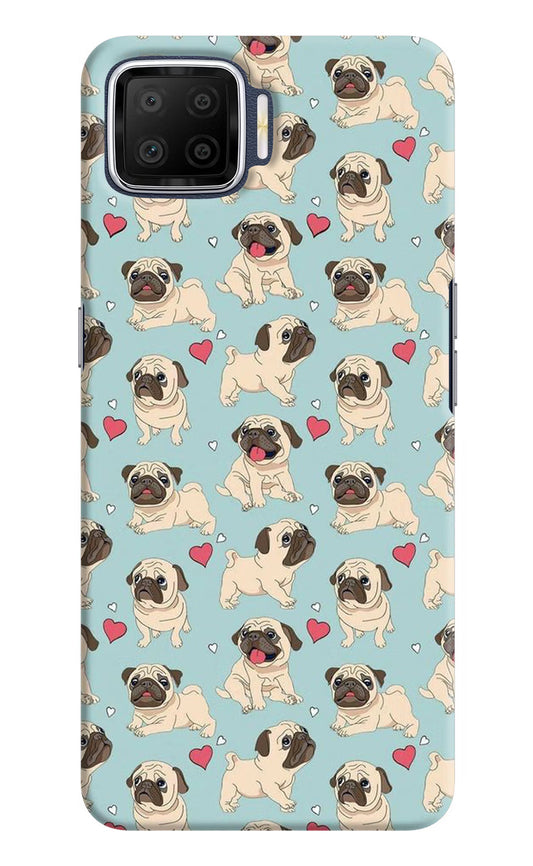 Pug Dog Oppo F17 Hard Case Back Cover by Casekaro