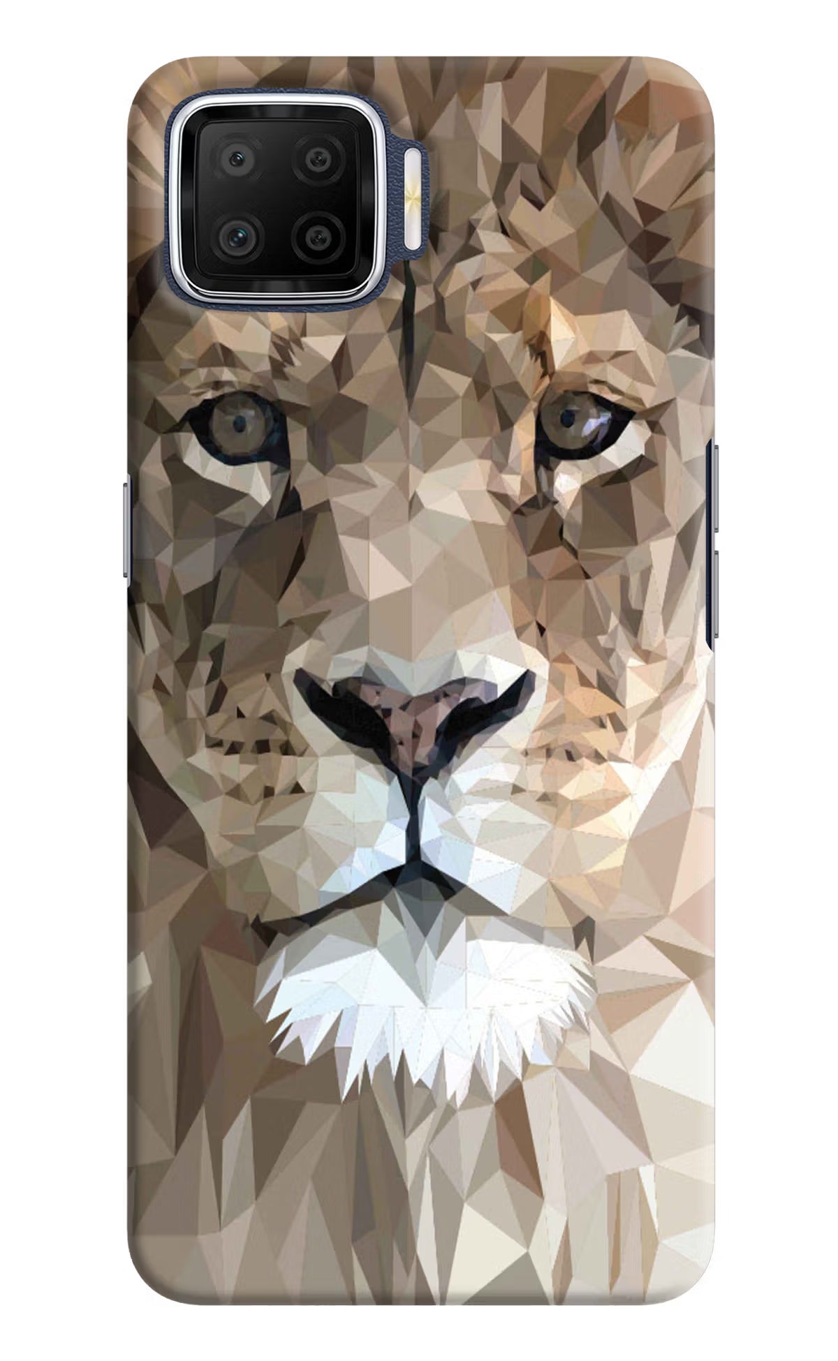 Lion Art Oppo F17 Hard Case Back Cover by Casekaro