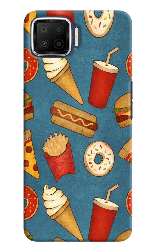 Foodie Oppo F17 Hard Case Back Cover by Casekaro