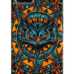 Angry Owl Art Oppo F17 Hard Case Back Cover by Casekaro