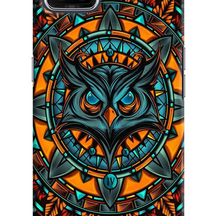 Angry Owl Art Oppo F17 Hard Case Back Cover by Casekaro