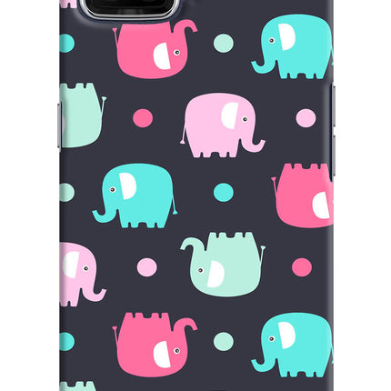 Elephants Oppo F17 Hard Case Back Cover by Casekaro