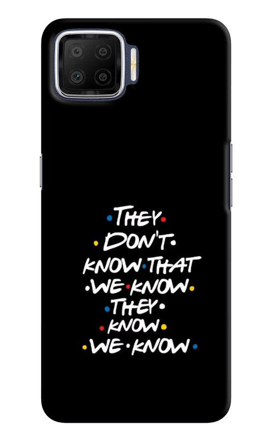 FRIENDS Dialogue Oppo F17 Hard Case Back Cover by Casekaro