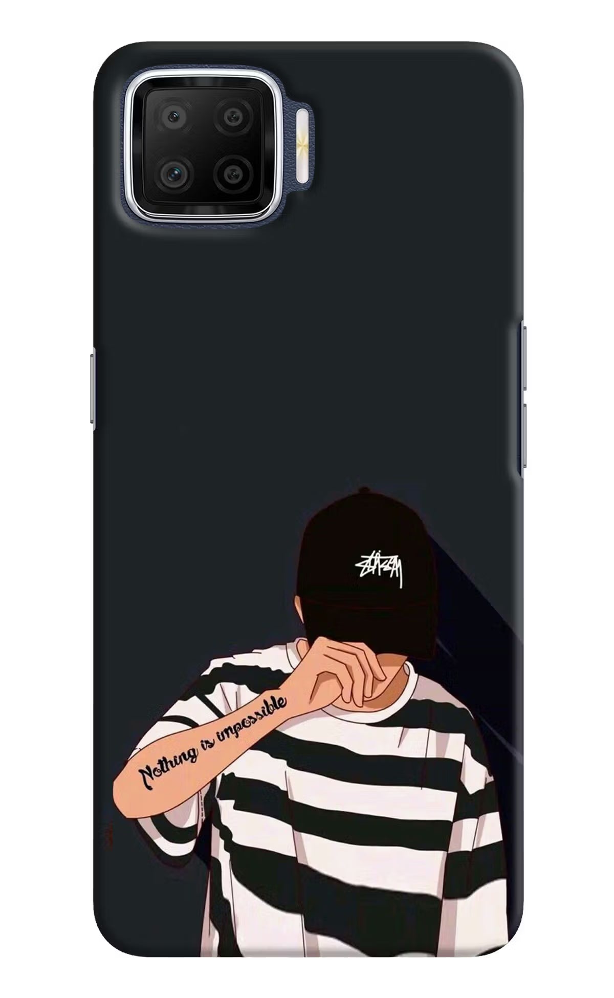 Aesthetic Boy Oppo F17 Hard Case Back Cover by Casekaro