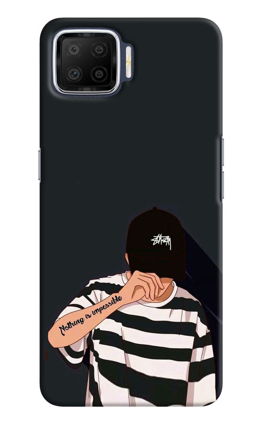 Aesthetic Boy Oppo F17 Hard Case Back Cover by Casekaro