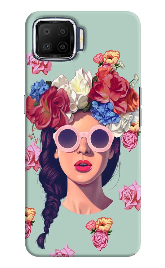 Pretty Girl Oppo F17 Hard Case Back Cover by Casekaro