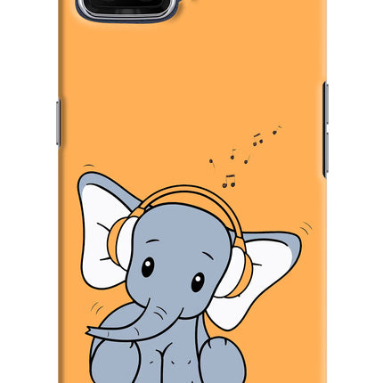High On Music Oppo F17 Hard Case Back Cover by Casekaro
