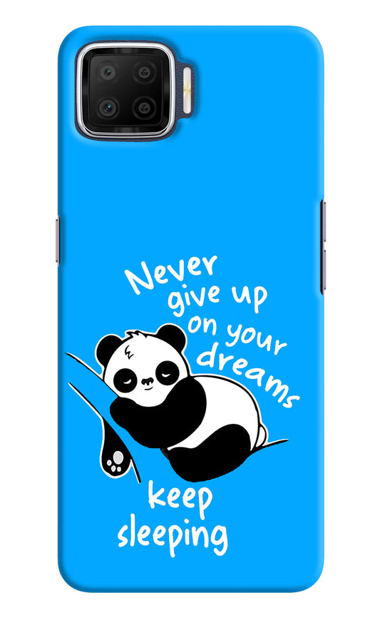 Keep Sleeping Oppo F17 Hard Case Back Cover by Casekaro