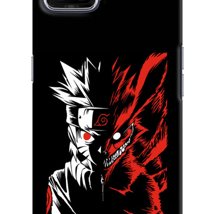 Naruto Two Face Oppo F17 Hard Case Back Cover by Casekaro