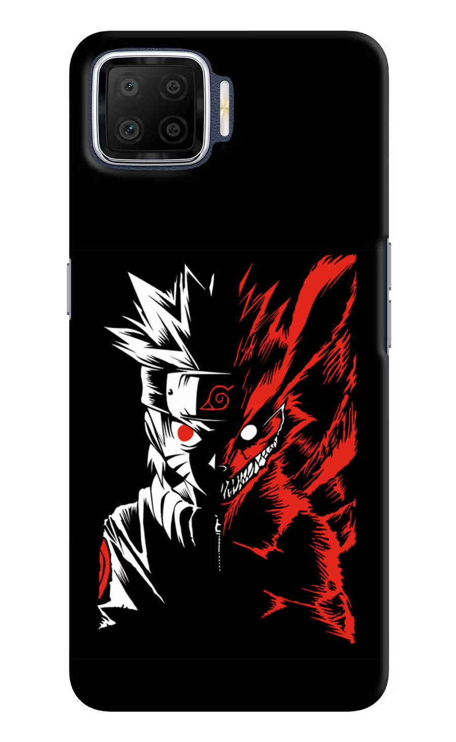 Naruto Two Face Oppo F17 Back Cover, Hard case