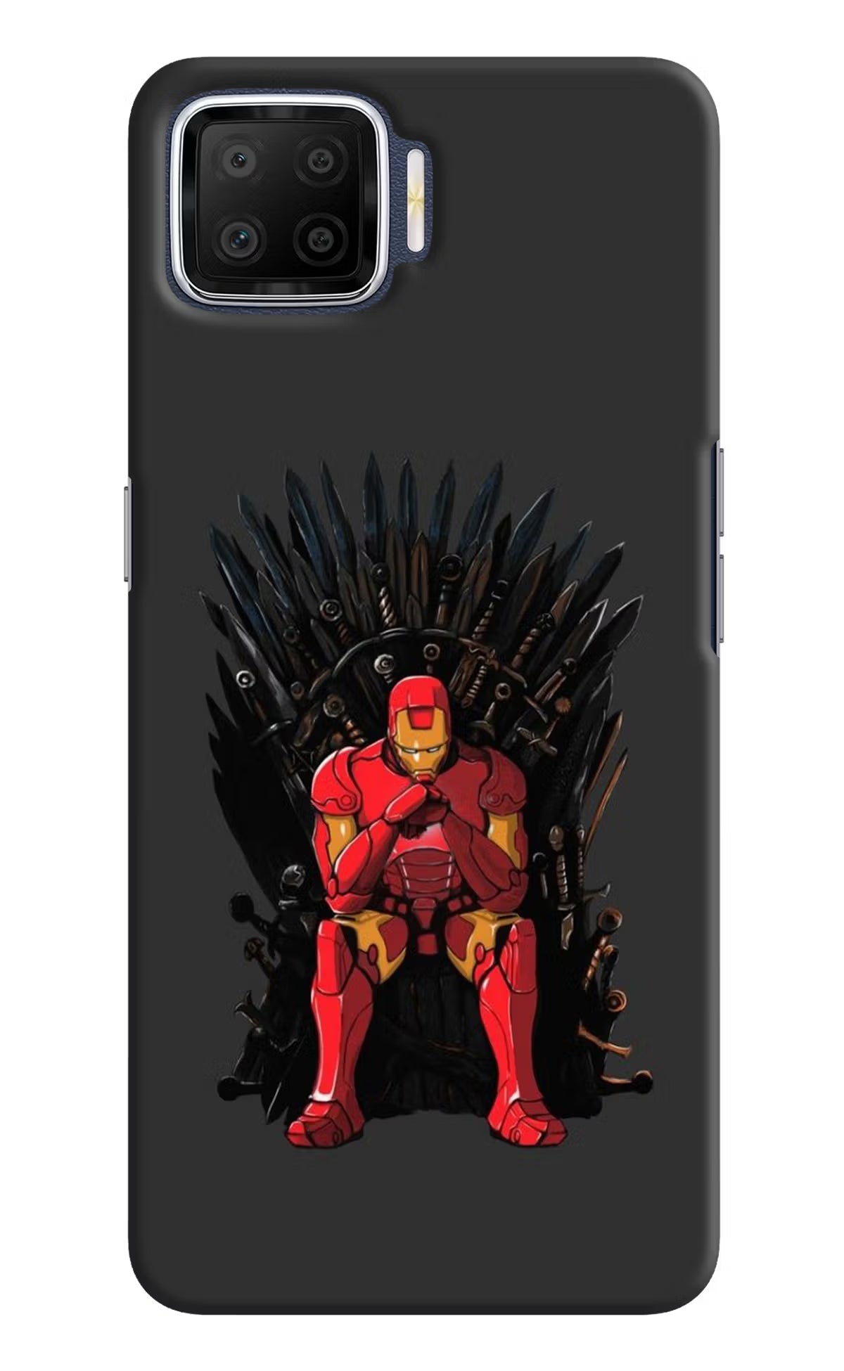 Ironman Throne Oppo F17 Hard Case Back Cover by Casekaro