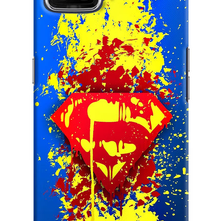 Superman logo Oppo F17 Hard Case Back Cover by Casekaro