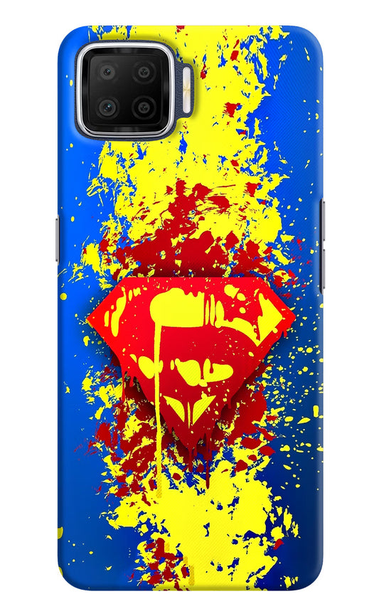 Superman logo Oppo F17 Hard Case Back Cover by Casekaro
