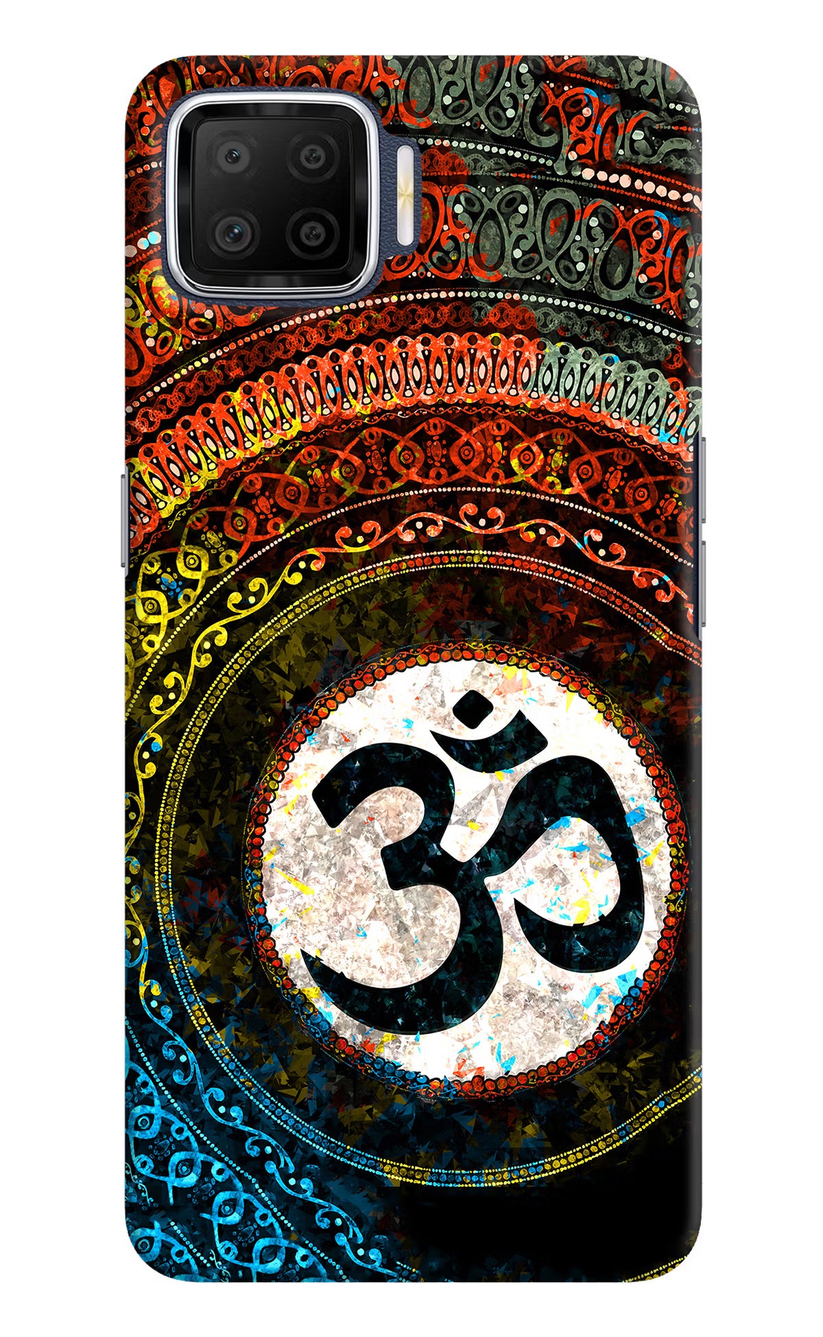 Om Cultural Oppo F17 Hard Case Back Cover by Casekaro