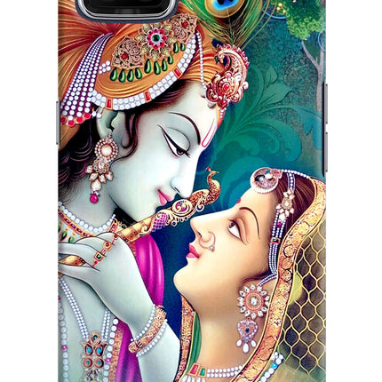Lord Radha Krishna Oppo F17 Hard Case Back Cover by Casekaro