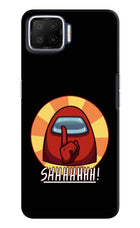 Among Us Shhh! Oppo F17 Hard Case Back Cover by Casekaro