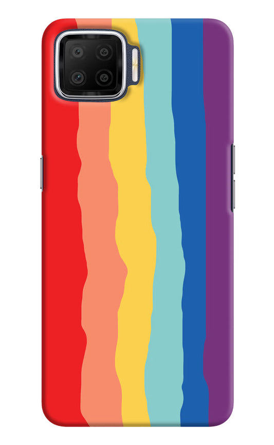 Rainbow Oppo F17 Hard Case Back Cover by Casekaro