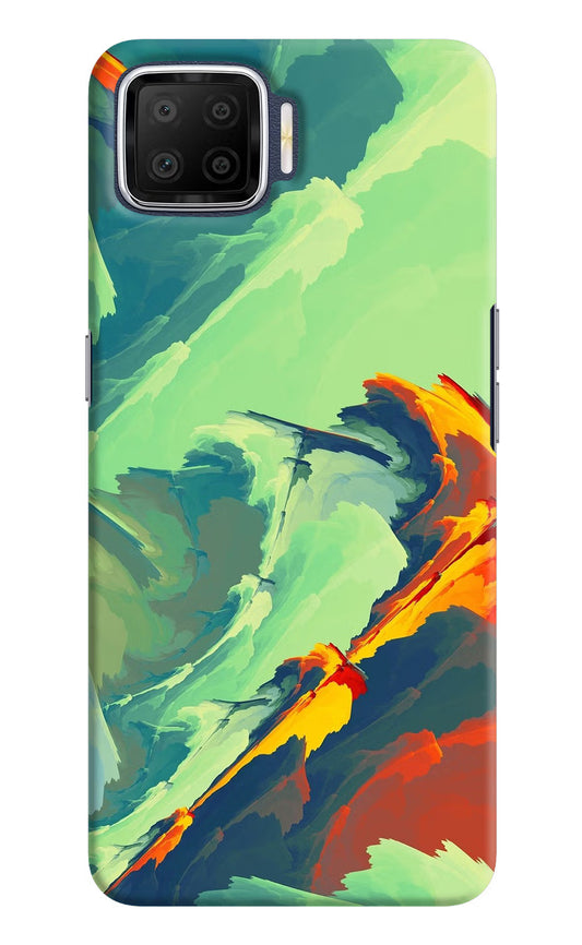 Paint Art Oppo F17 Hard Case Back Cover by Casekaro