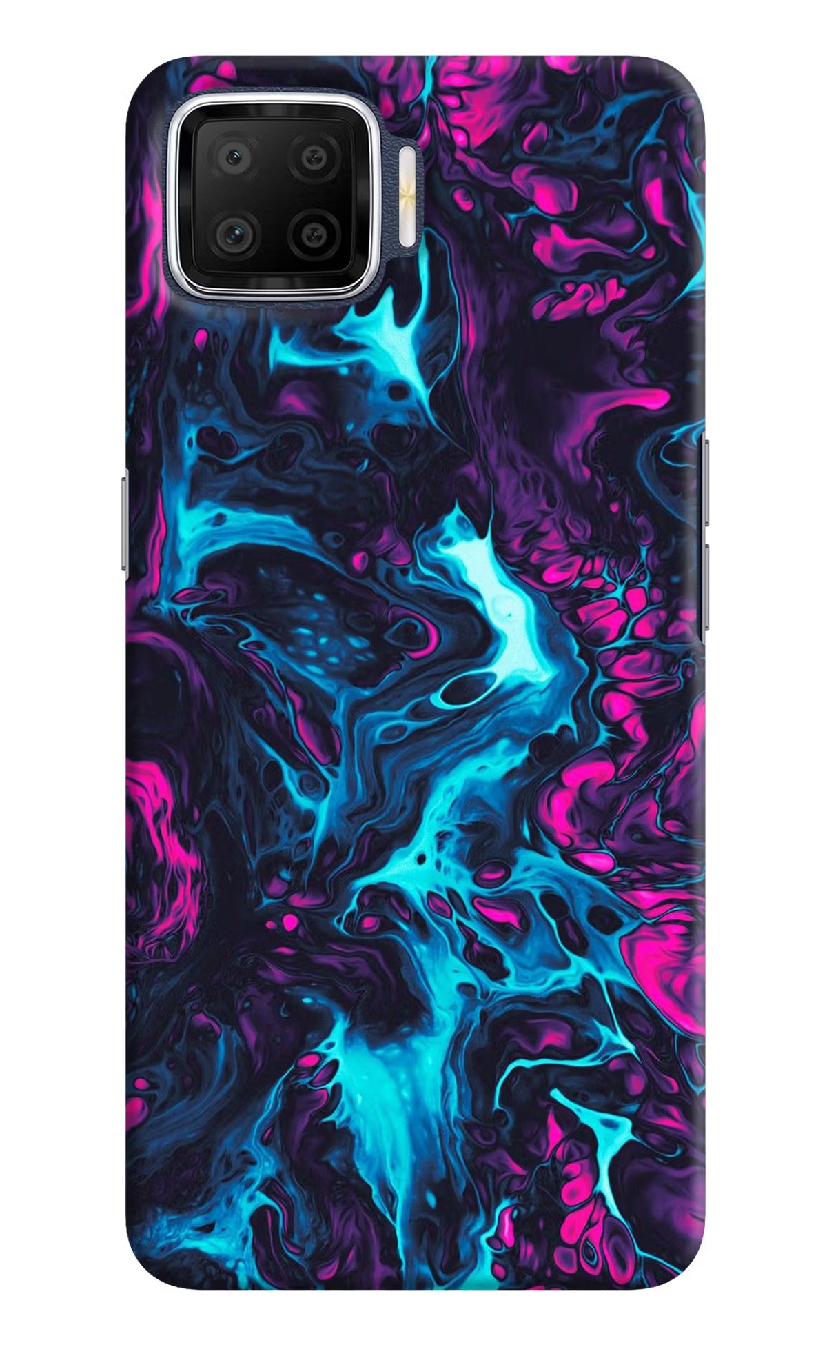 Abstract Oppo F17 Hard Case Back Cover by Casekaro