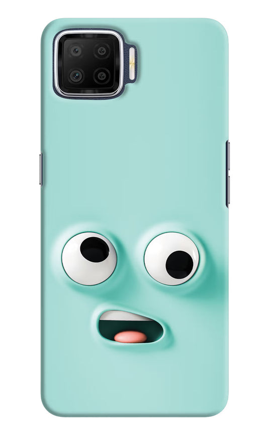 Funny Cartoon Oppo F17 Hard Case Back Cover by Casekaro