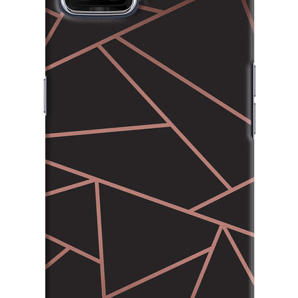 Geometric Pattern Oppo F17 Hard Case Back Cover by Casekaro