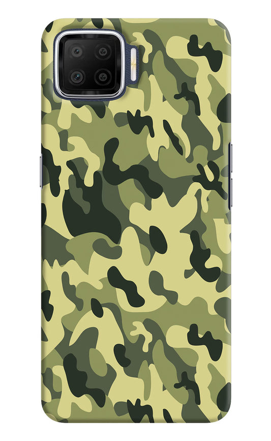 Camouflage Oppo F17 Hard Case Back Cover by Casekaro