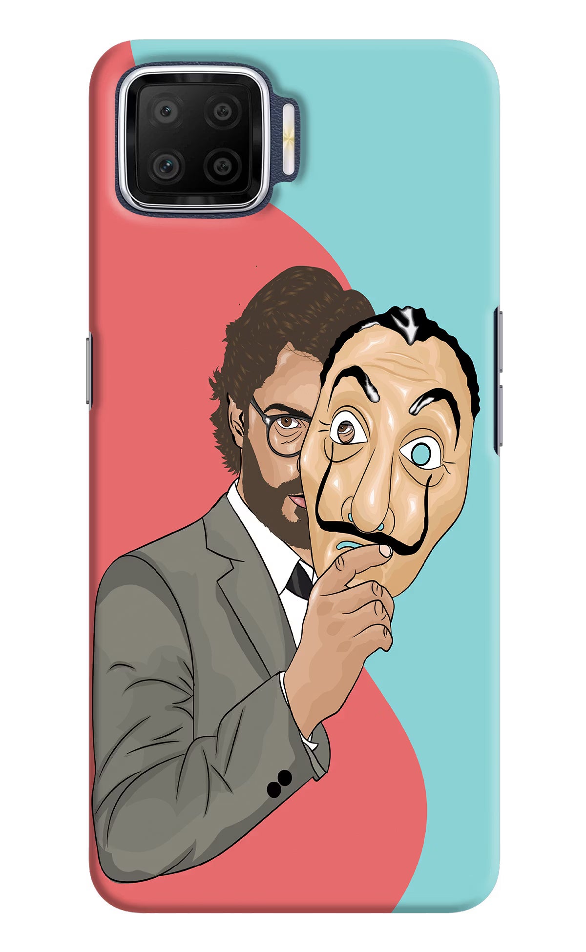 Professor Oppo F17 Hard Case Back Cover by Casekaro