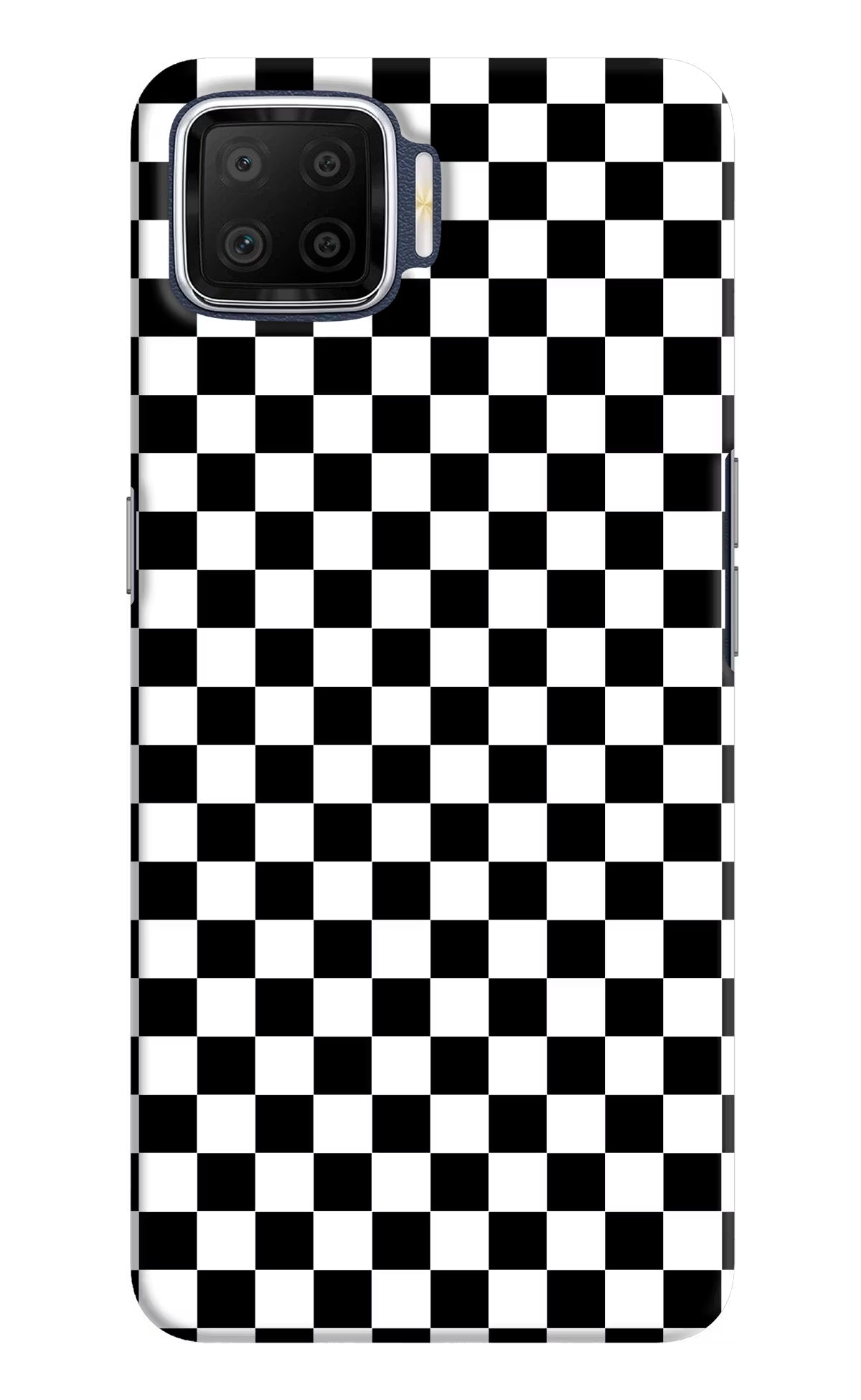 Chess Board Oppo F17 Hard Case Back Cover by Casekaro
