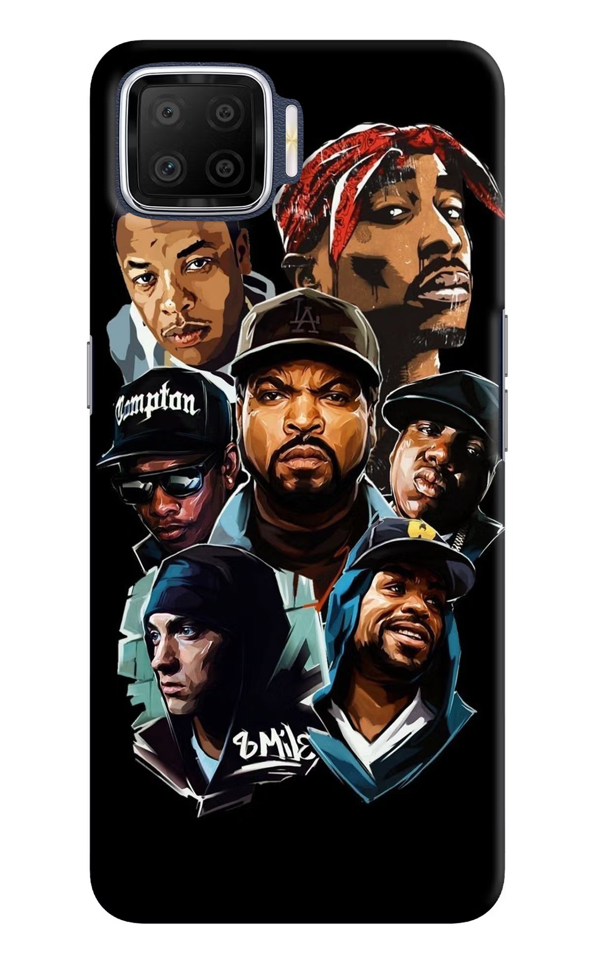 Rappers Oppo F17 Hard Case Back Cover by Casekaro