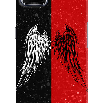 Wings Oppo F17 Hard Case Back Cover by Casekaro