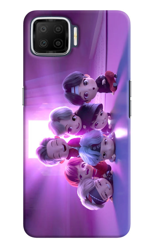 BTS Chibi Oppo F17 Hard Case Back Cover by Casekaro