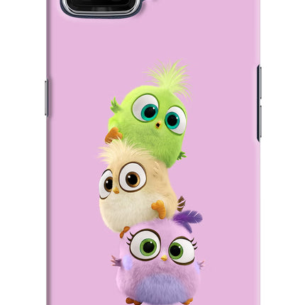 Cute Little Birds Oppo F17 Hard Case Back Cover by Casekaro