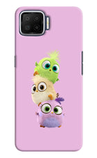 Cute Little Birds Oppo F17 Hard Case Back Cover by Casekaro