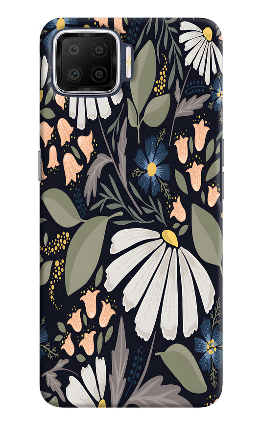 Flowers Art Oppo F17 Hard Case Back Cover by Casekaro