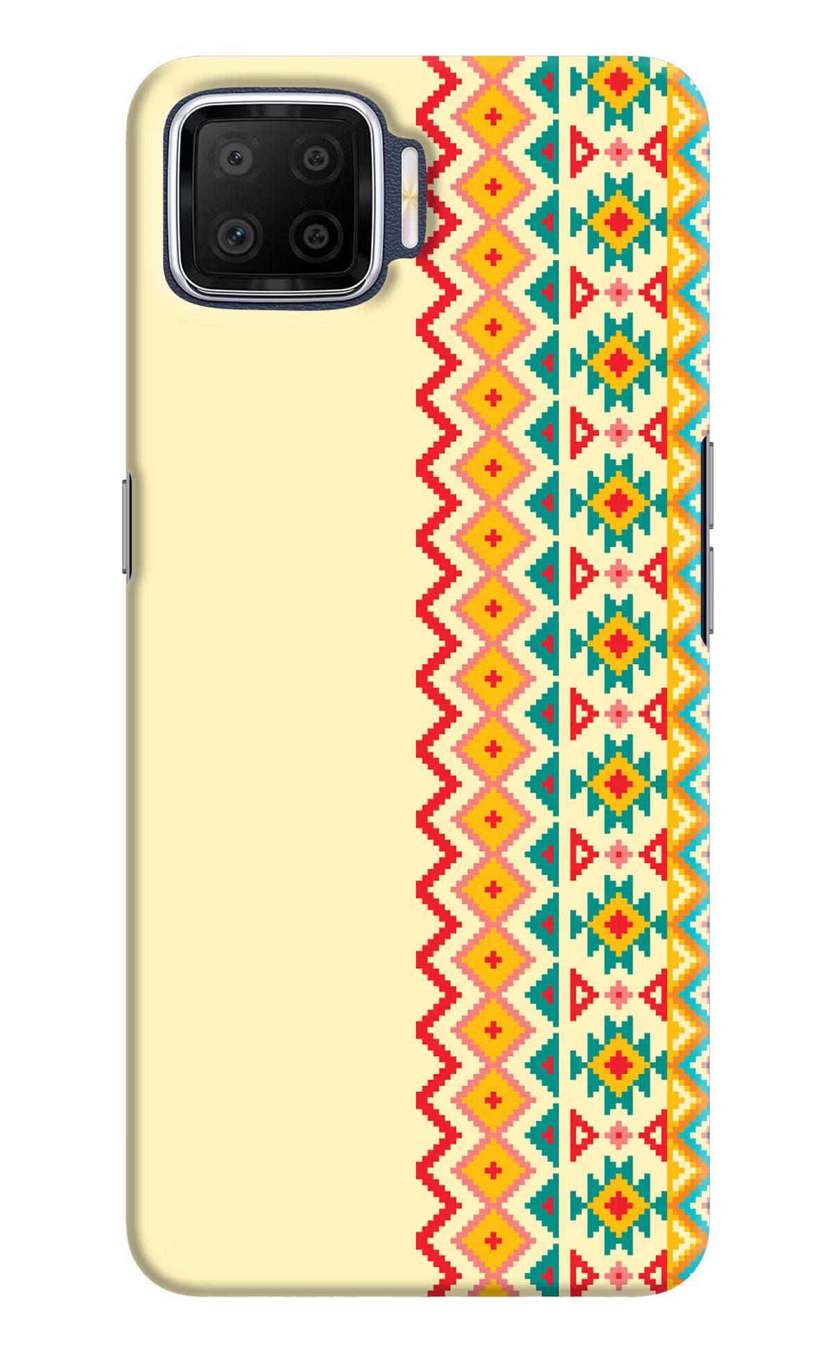 Ethnic Seamless Oppo F17 Hard Case Back Cover by Casekaro