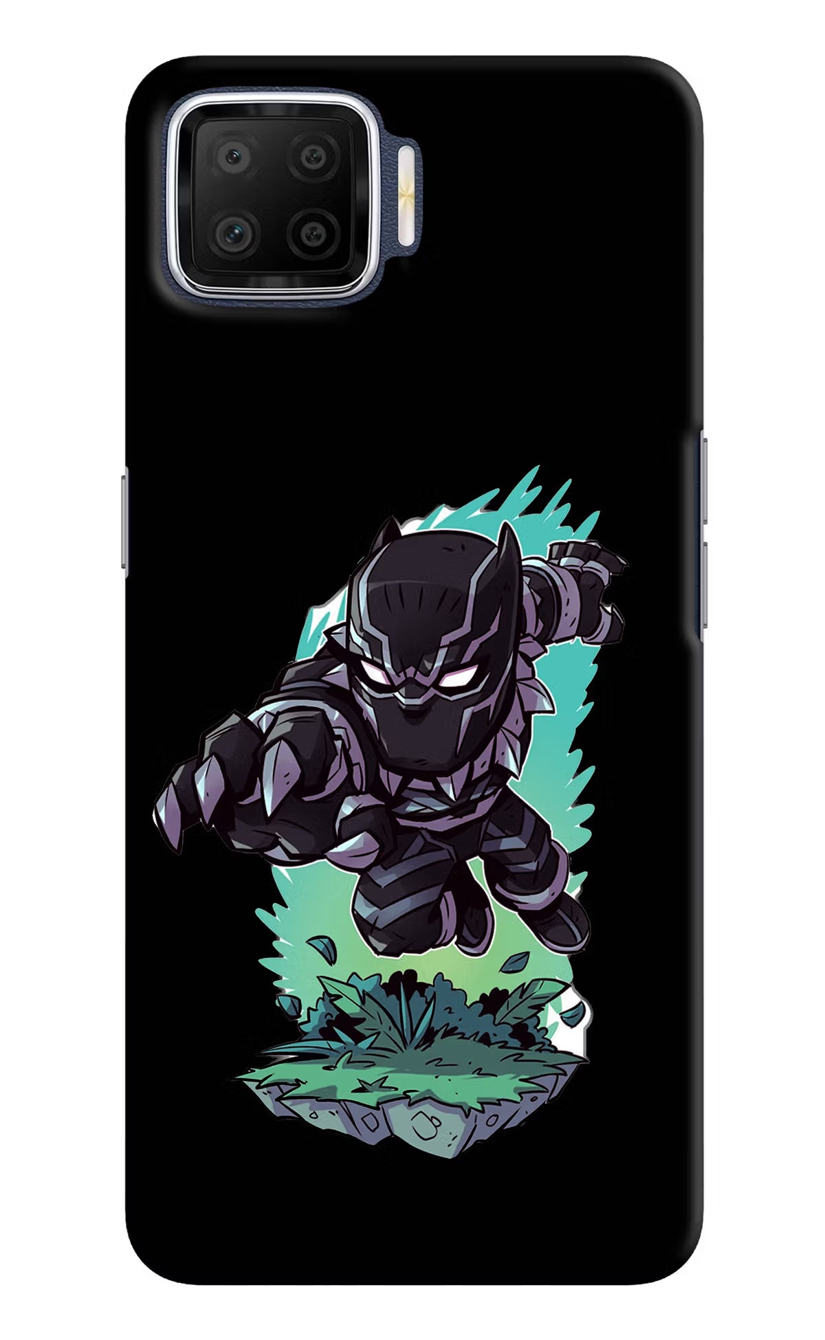 Black Panther Oppo F17 Hard Case Back Cover by Casekaro