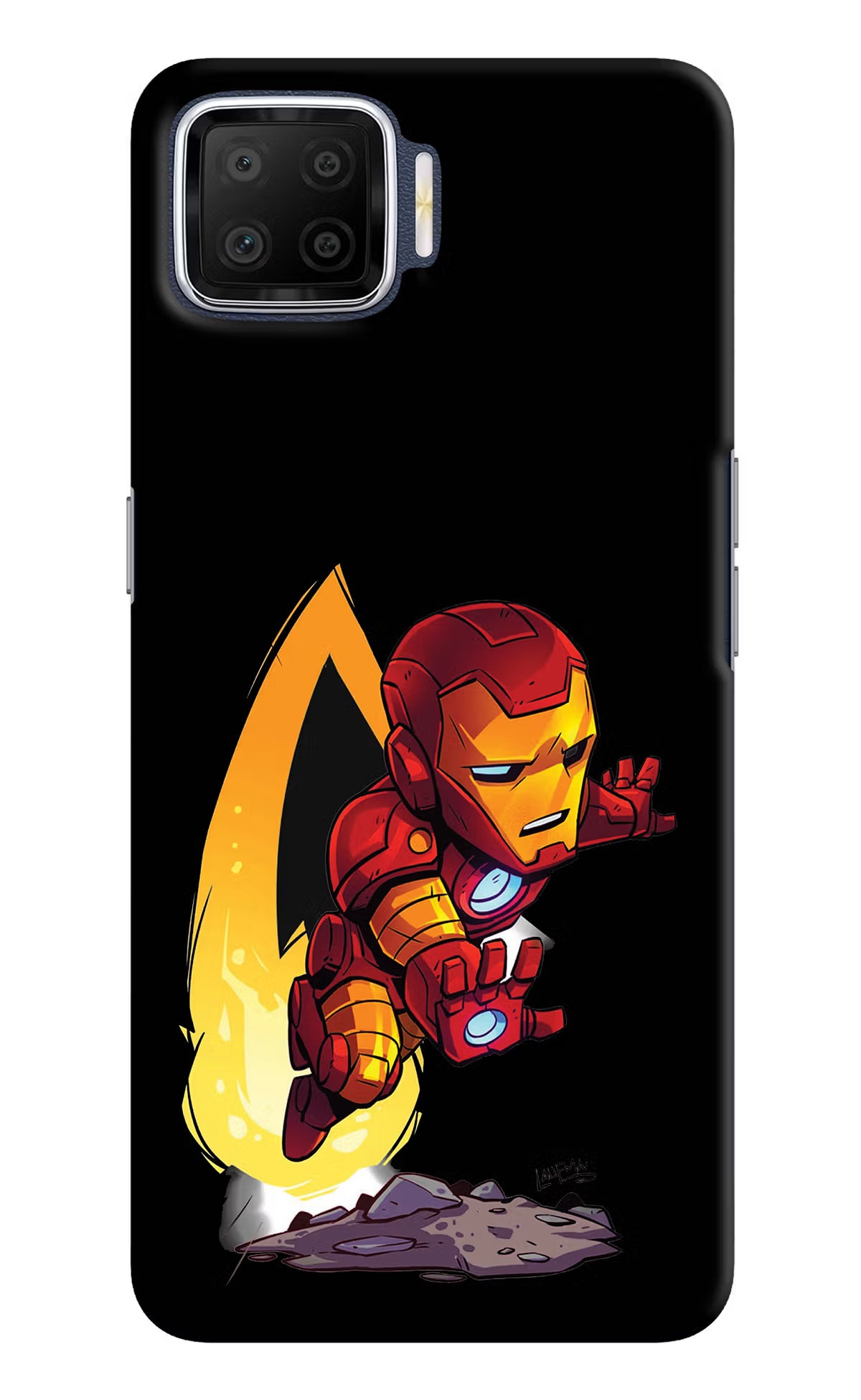 IronMan Oppo F17 Hard Case Back Cover by Casekaro