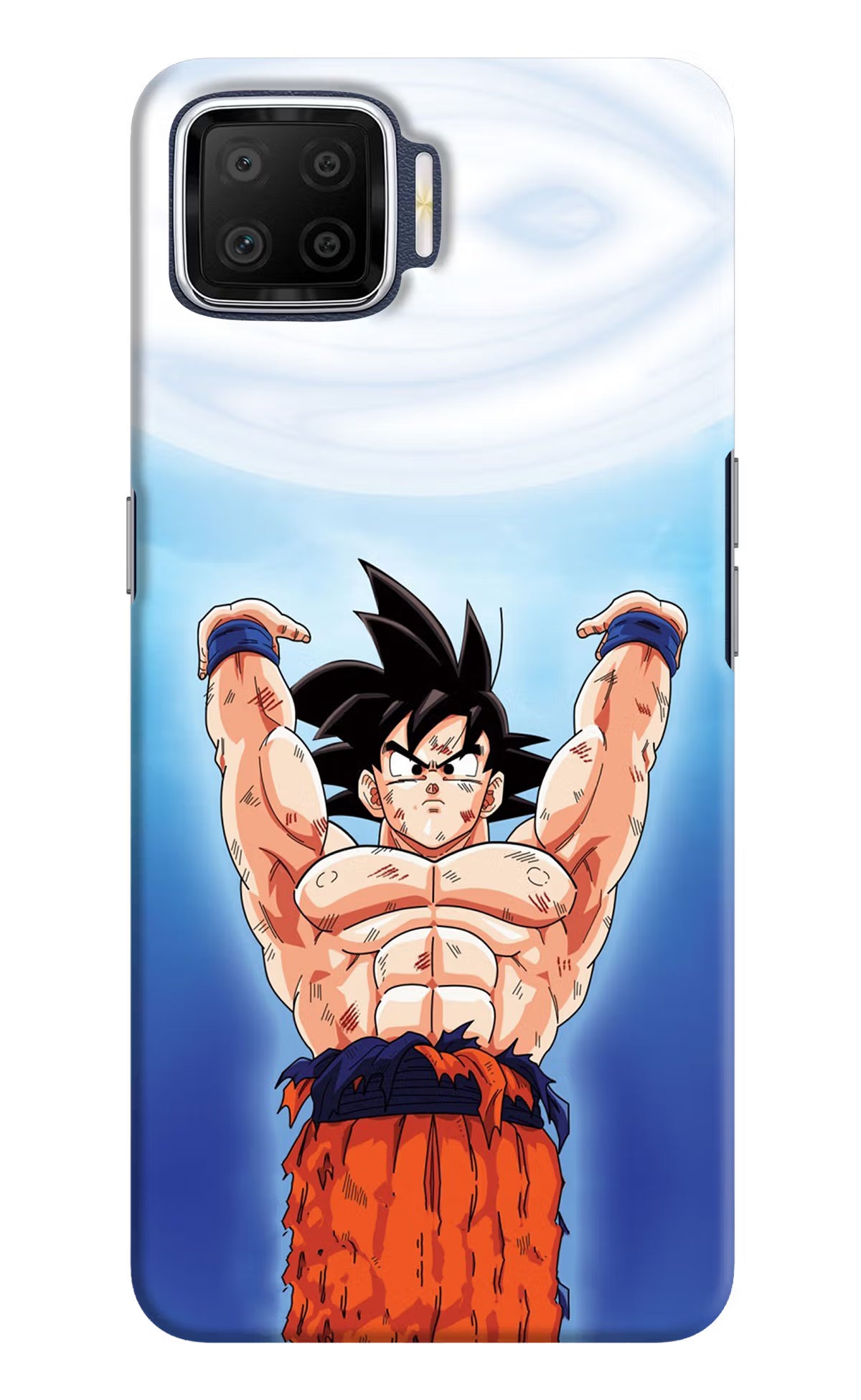 Goku Power Oppo F17 Hard Case Back Cover by Casekaro