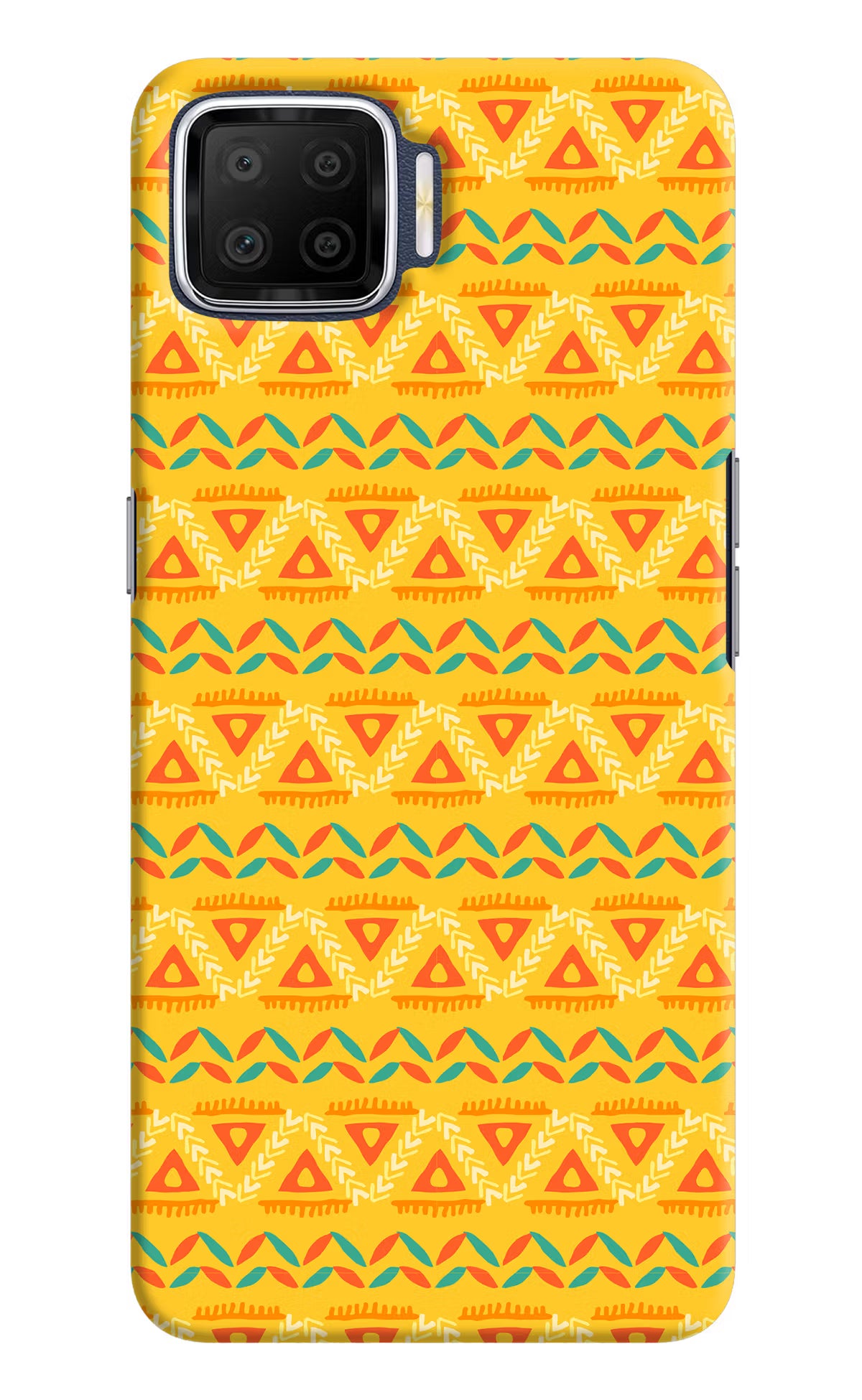 Tribal Pattern Oppo F17 Hard Case Back Cover by Casekaro